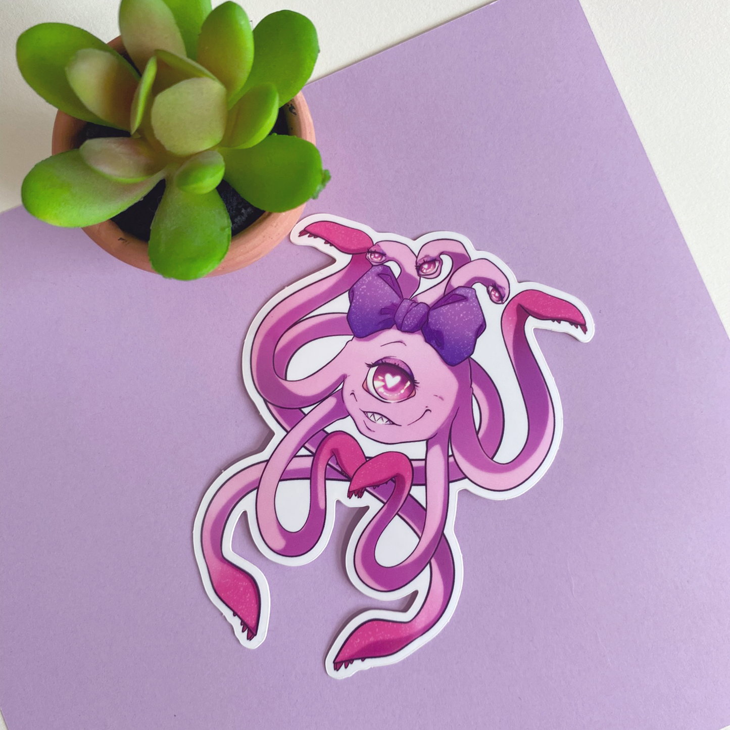 BEHOLD~Her Original Vinyl Sticker 3 x 4