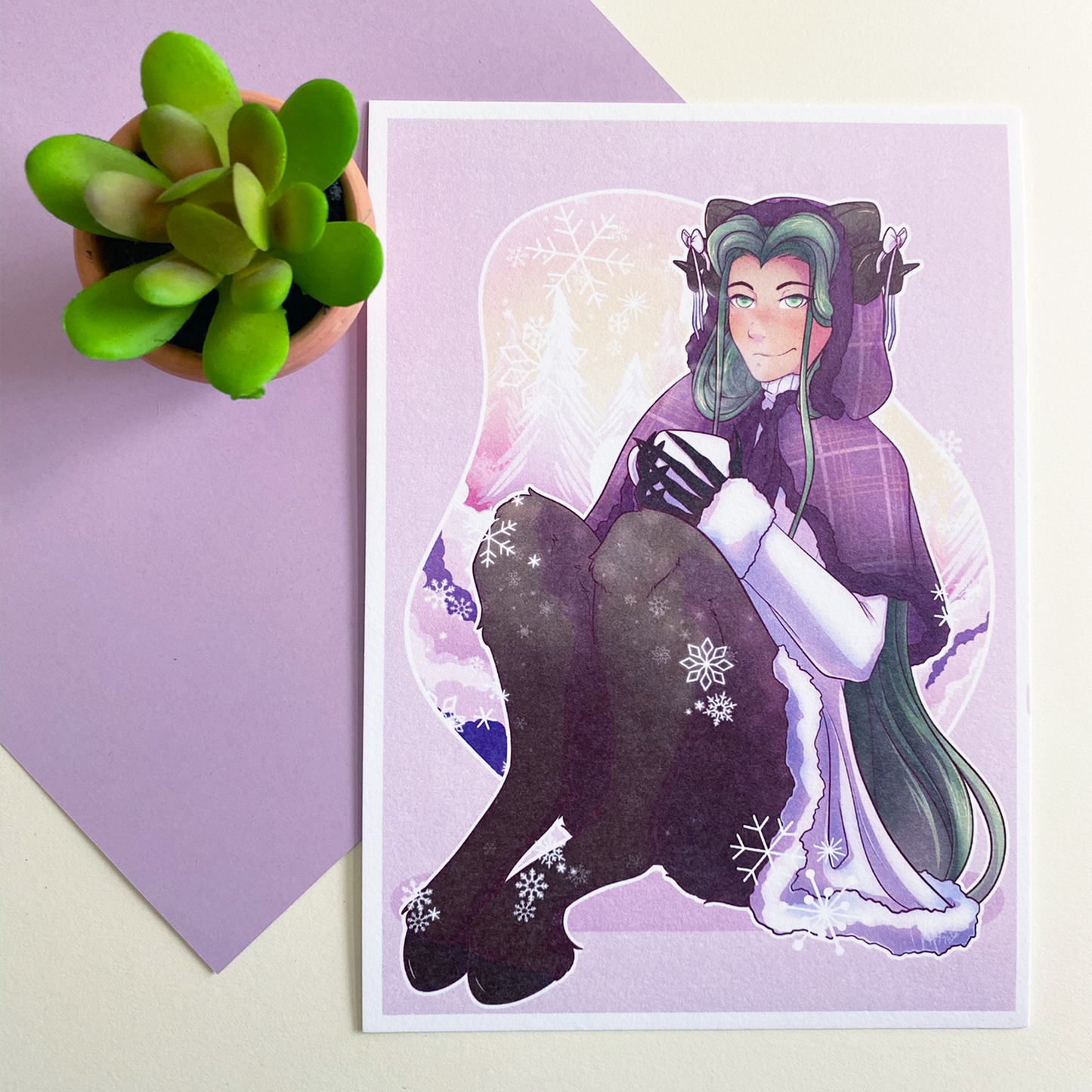 Original Fan Art Print Winter Fearne 5 x 7